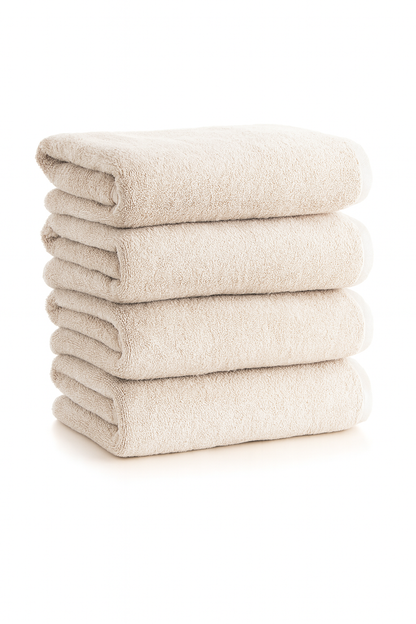 Hand Towel 50 x 90 CM [Set of 4] Cream