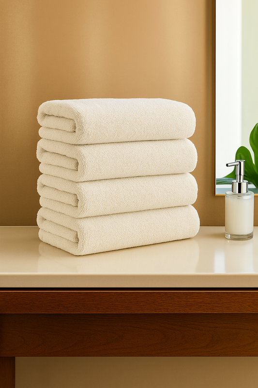 Hand Towel 50 x 90 CM [Set of 4] Cream